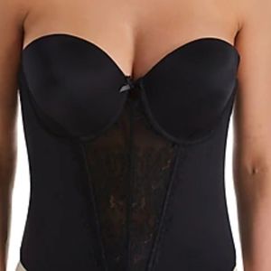 Maidenform Straples Bustier Bra Black size 38 C